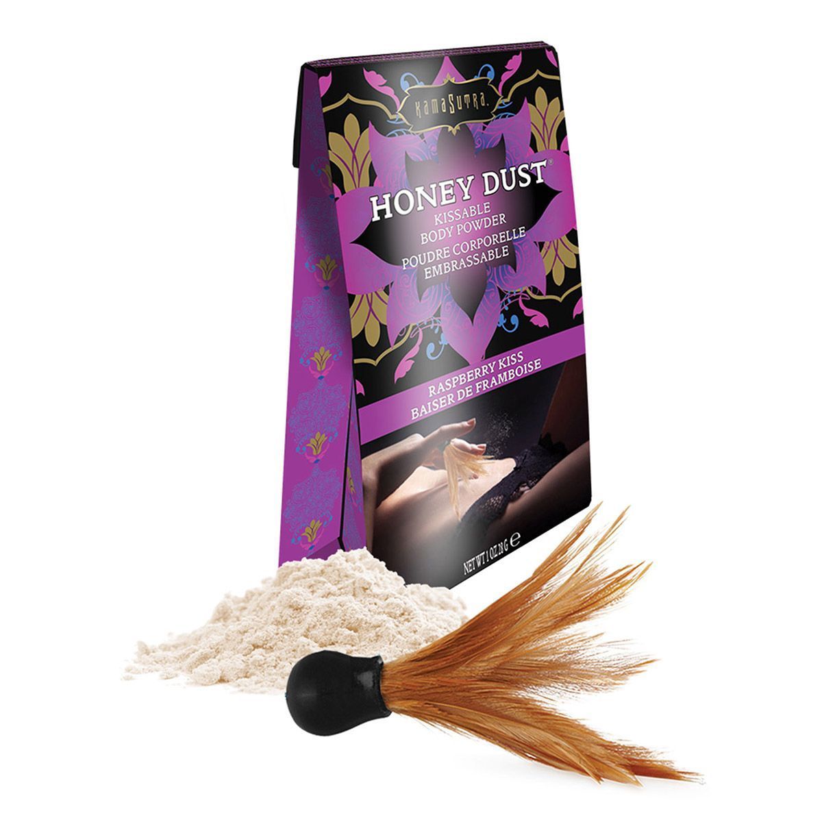 пудра для тела honey dust body powder с ароматом малины - 28 гр. от магазина «Зона Белья»