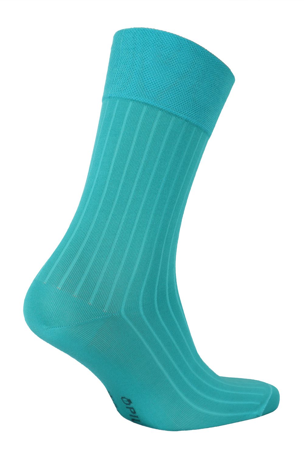 мужские носки premium "в рубчик" морская волна от магазина «Зона Белья»