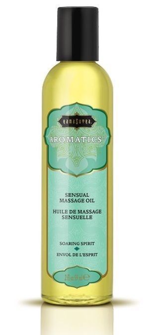 массажное масло с освежающим цитрусовым ароматом soaring spirit - 59 мл. от магазина «Зона Белья»