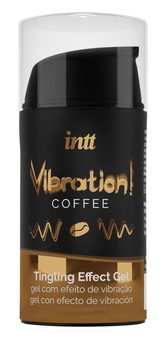 жидкий интимный гель с эффектом вибрации vibration! coffee - 15 мл. от магазина «Зона Белья»