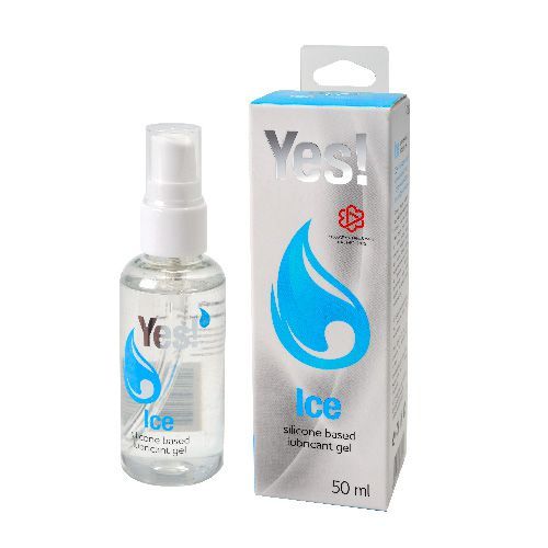 силиконовая вагинальная смазка с пролонгирующим эффектом yes ice - 50 мл. от магазина «Зона Белья»