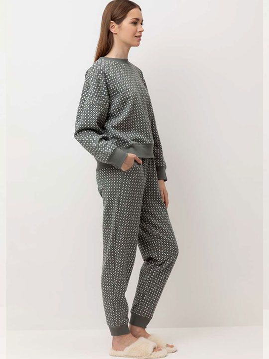 №е20202 пижама с брюками "зимний вечер" от магазина «Зона Белья»