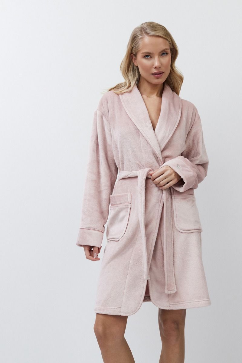 eva rose pink халат женский от магазина «Зона Белья»