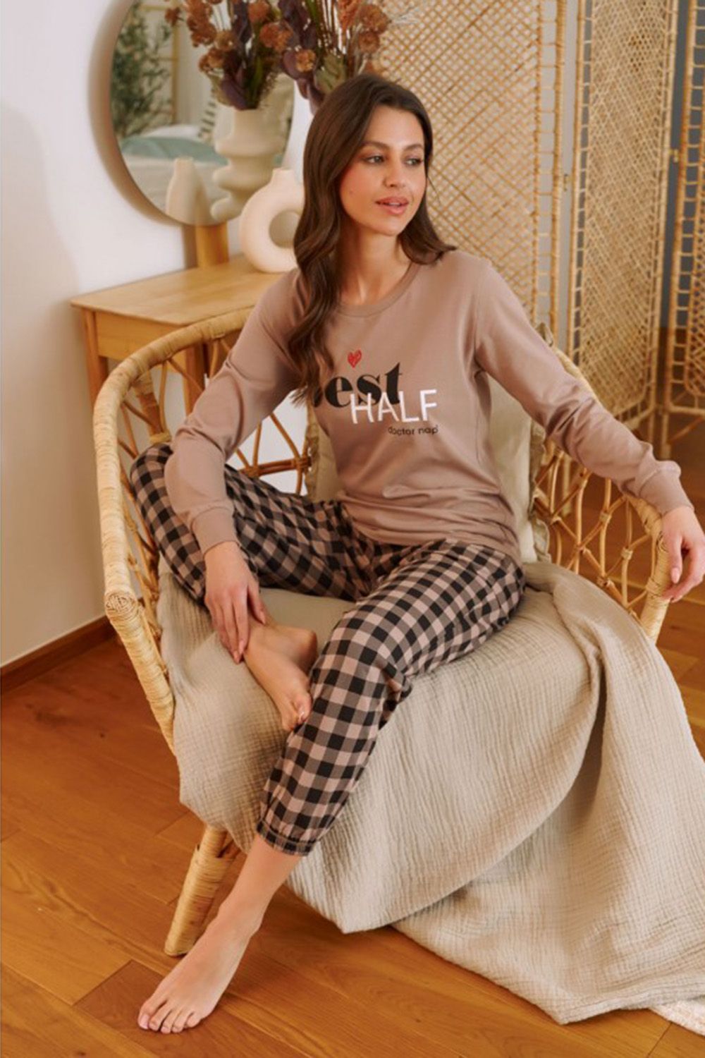 пижама pm.5217 beige от магазина «Зона Белья»