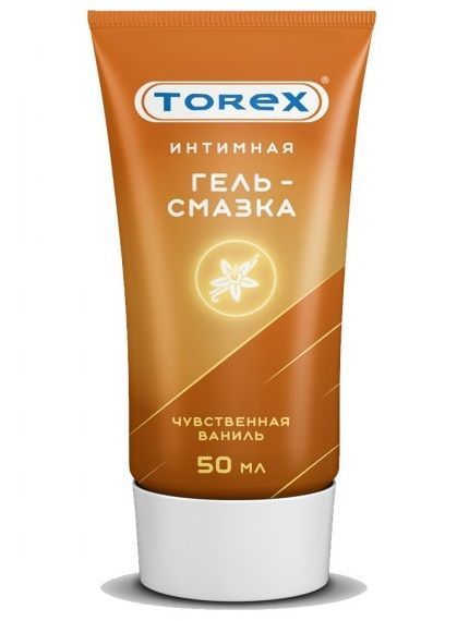 смазка на водной основе torex "чувственная ваниль" - 50 мл. от магазина «Зона Белья»