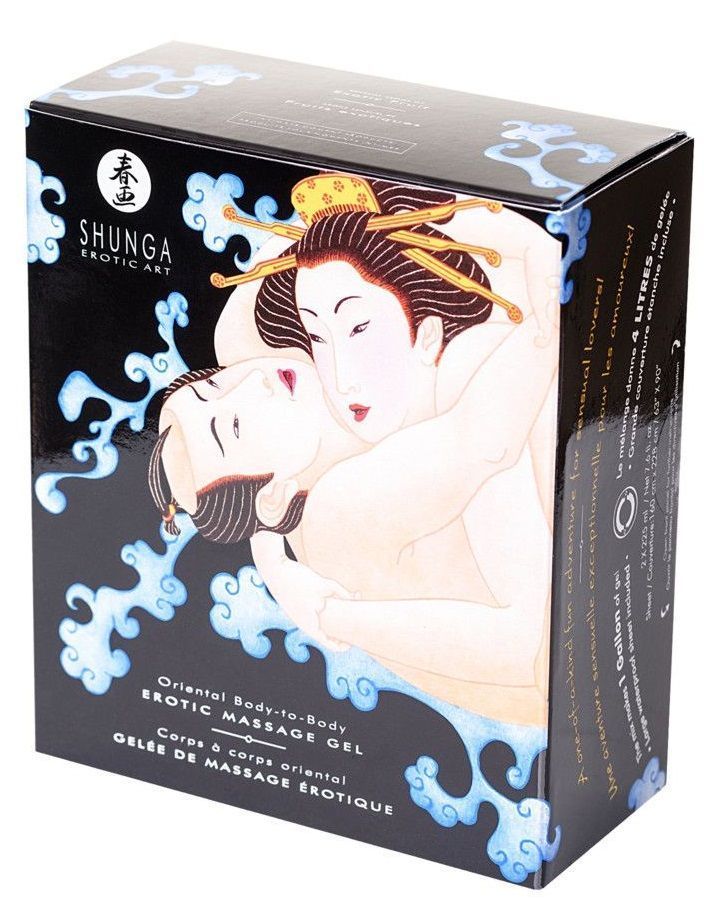 гель с ароматом экзотических фруктов для массажа тело об тело от магазина «Зона Белья»