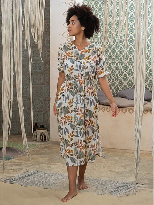 №5439 Платье домашнее "Anais" х/б