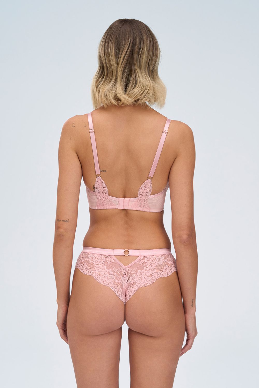 Трусы-бразилиана Powder Whisper Brazyliany Pink