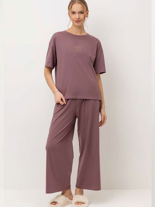 №е20183 пижама с брюками "белая фалабелла" от магазина «Зона Белья»