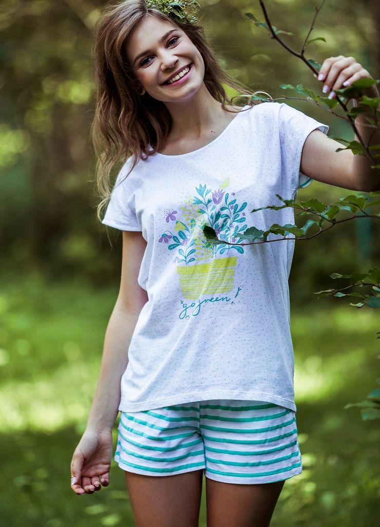 lns 055 пижамный комплект женский от магазина «Зона Белья»