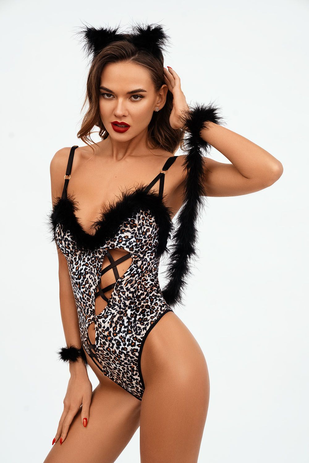 Костюм кошечки леопарда 7109