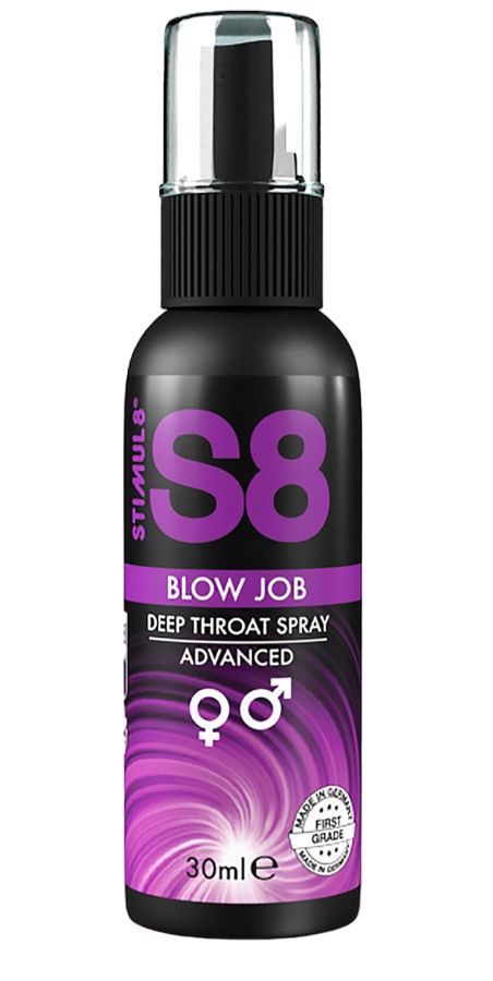 лубрикант для орального секса s8 deep throat spray - 30 мл. от магазина «Зона Белья»