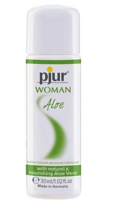 лубрикант на водной основе pjur woman aloe - 30 мл. от магазина «Зона Белья»