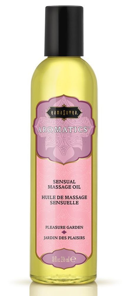 массажное масло с цветочным ароматом pleasure garden - 236 мл. от магазина «Зона Белья»