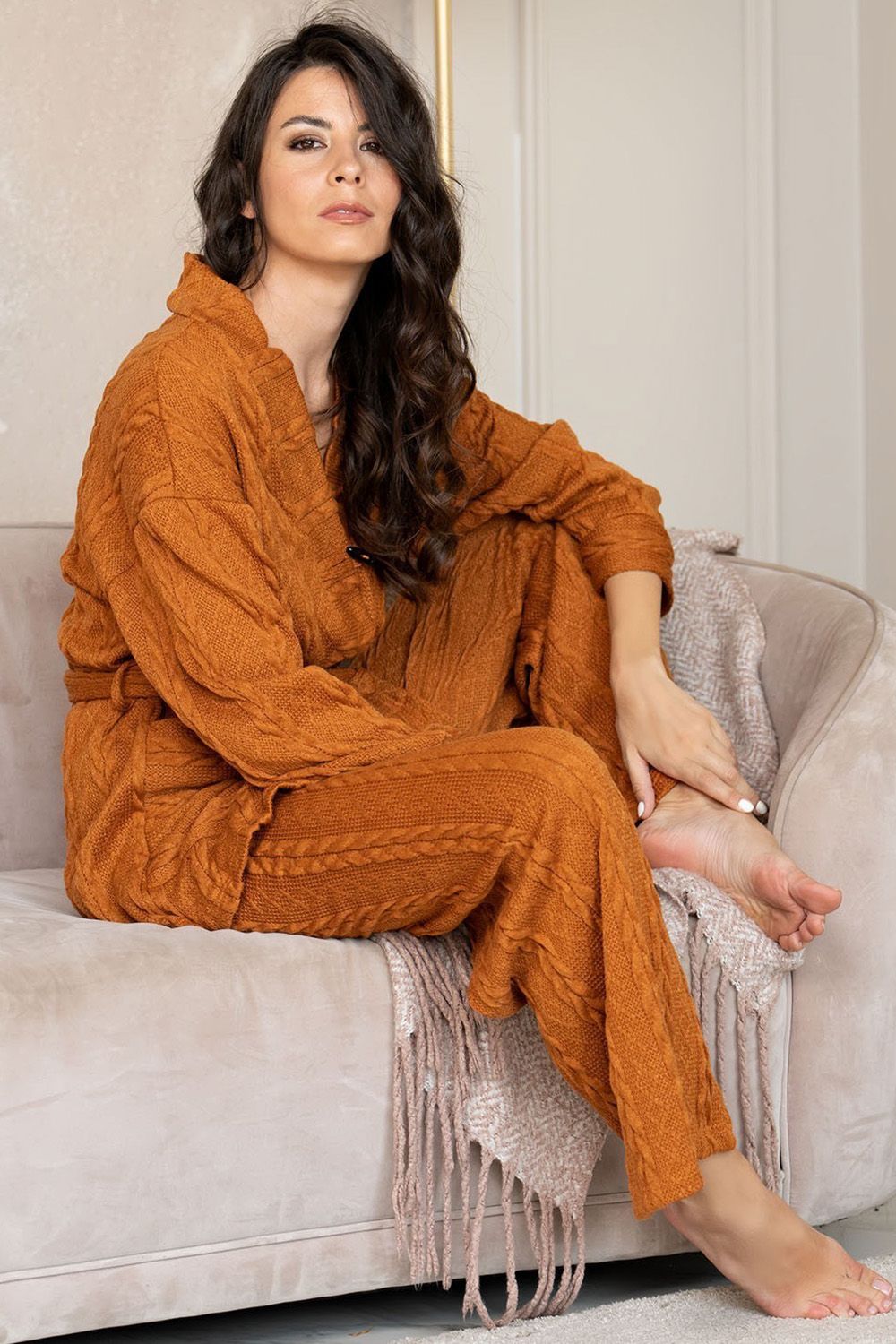 комплект carrie 6006 горчичный от магазина «Зона Белья»