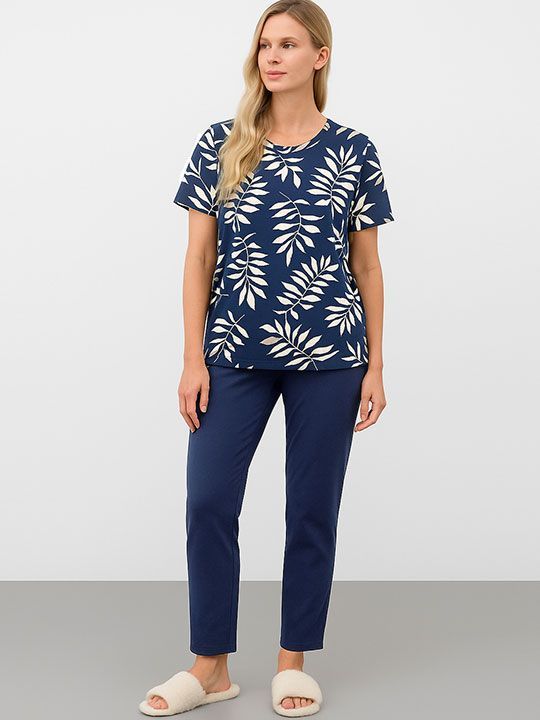 №е20232 пижама с бриджами "пальма" от магазина «Зона Белья»