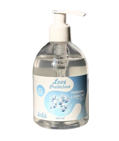 увлажняющий лубрикант на водной основе love protection - 300 мл. от магазина «Зона Белья»