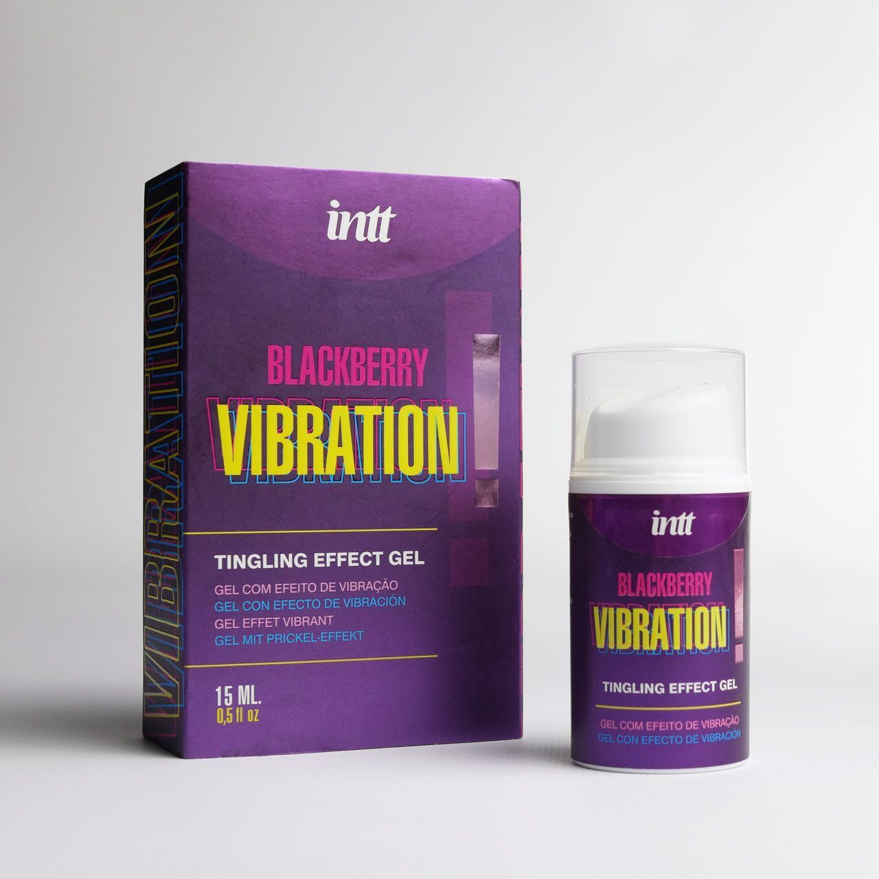 стимулирующий гель с эффектом вибрации blackberry vibration - 15 мл. от магазина «Зона Белья»
