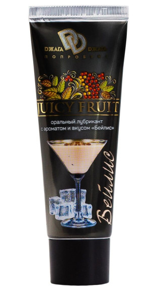 интимный съедобный лубрикант juicy fruit с ароматом "бейлис" - 30 мл. от магазина «Зона Белья»