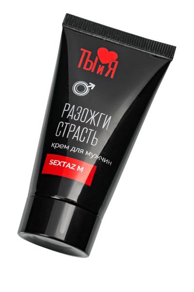 крем sextaz-m с возбуждающим эффектом для мужчин - 25 гр. от магазина «Зона Белья»