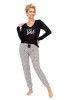 пижама pantera long pyjamas black купить по доступной цене в интернет-магазине Zonabelya.ru! 