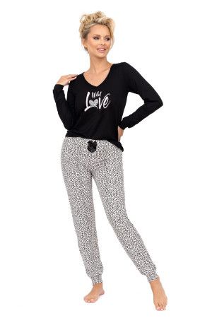 пижама pantera long pyjamas black купить по доступной цене в интернет-магазине Zonabelya.ru! 