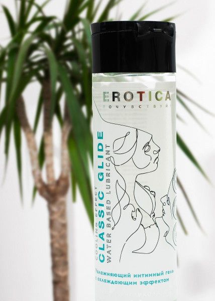 интимный гель на водной основе classic glide cooling effect с охлаждающим эффектом - 200 мл. от магазина «Зона Белья»