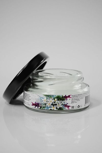 массажная свеча «кедр - пачули - жасмин» - 50 мл. от магазина «Зона Белья»