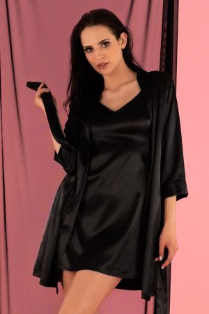 сорочка lc 90519 mirdama koszula black купить по доступной цене в интернет-магазине Zonabelya.ru! 