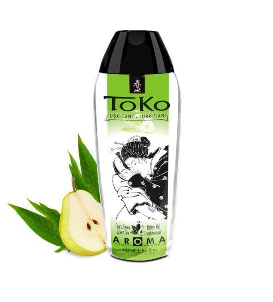 интимный гель toko pear & exotic green tea с ароматом груши и зеленого чая - 165 мл. от магазина «Зона Белья»