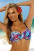 верх купальника barbara multicolor-navyblue купить по доступной цене в интернет-магазине Zonabelya.ru! 
