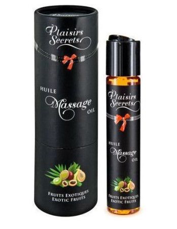 массажное масло с ароматом экзотических фруктов huile de massage gourmande fruits exotiques - 59 мл. купить по доступной цене в интернет-магазине Zonabelya.ru! 