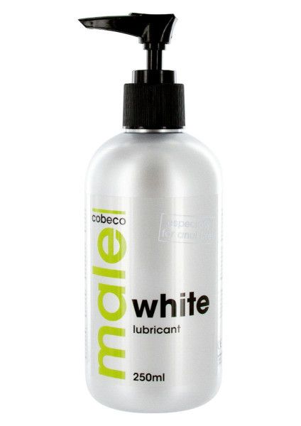 анальная смазка на водной основе male cobeco white lubricant - 250 мл. от магазина «Зона Белья»