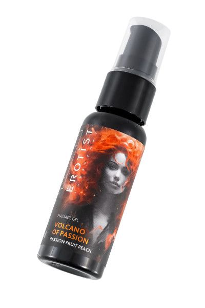 гель с эффектом вибрации volcano of passion со вкусом персика и маракуйи - 25 мл. от магазина «Зона Белья»
