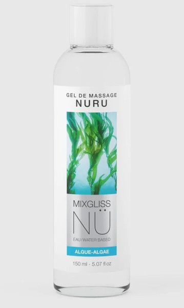 массажный гель на водной основе mixgliss nu algae - 150 мл. от магазина «Зона Белья»