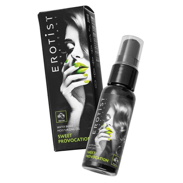 съедобный гель erotist sweet provocation fruit trio со вкусом киви, граната и яблока - 30 мл. от магазина «Зона Белья»