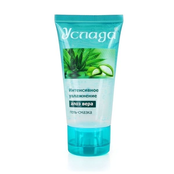 гель-лубрикант на водной основе «услада» с алоэ вера - 60 гр. от магазина «Зона Белья»