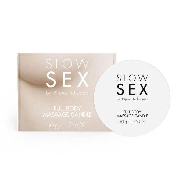 массажная свеча для всего тела slow sex - 50 гр. от магазина «Зона Белья»