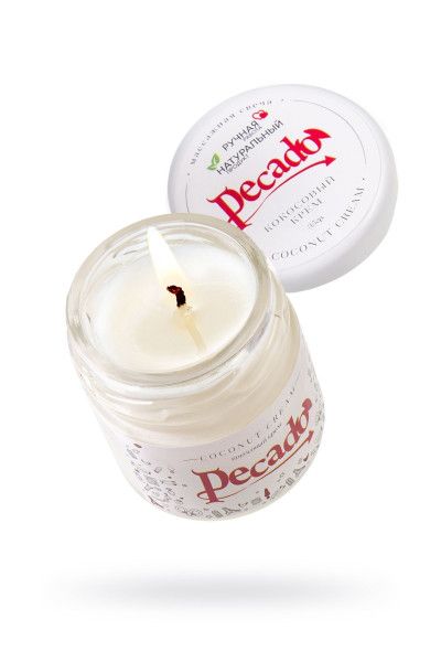массажная свеча сoconut cream - 35 мл. от магазина «Зона Белья»
