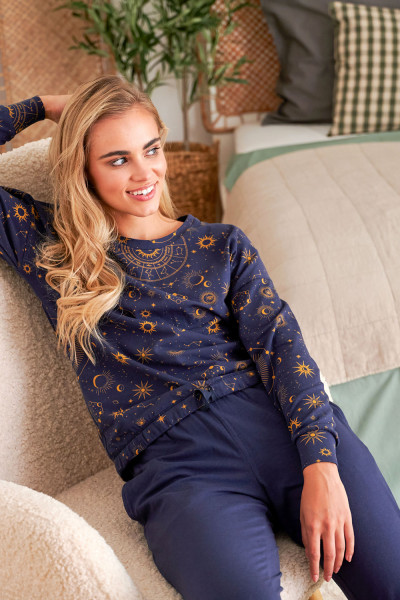 пижама pm.5224 zodiac blue от магазина «Зона Белья»