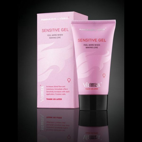 возбуждающий крем для женщин viamax sensitive gel - 50 мл. от магазина «Зона Белья»