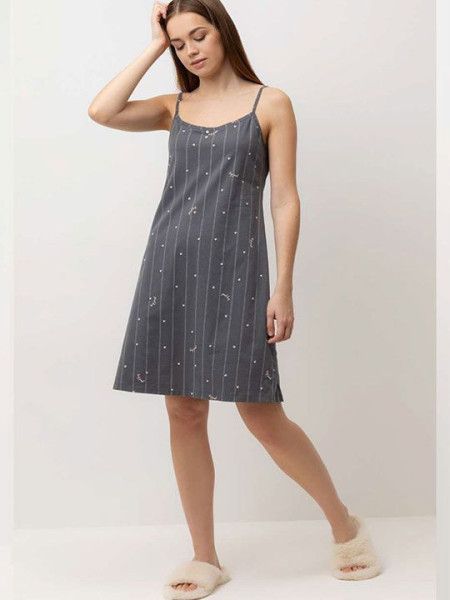 №е10057 сорочка "монохромные сердечки" от магазина «Зона Белья»