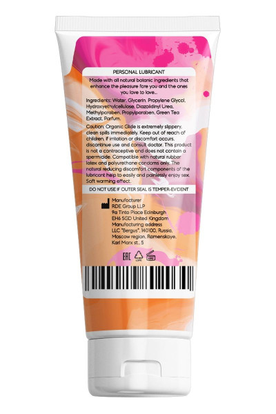 интимная смазка на водной основе с согревающим эффектом oyo personal gel green tea - 50 мл. от магазина «Зона Белья»