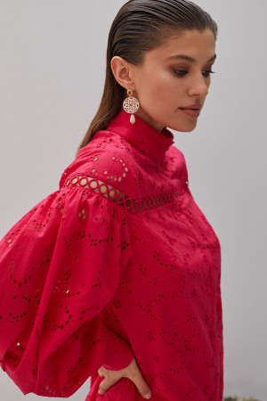 рубашка 55351-2 фуксия купить по доступной цене в интернет-магазине Zonabelya.ru! 