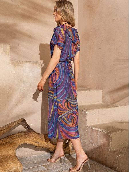 №2291 Платье пляжное "Costa Rica"