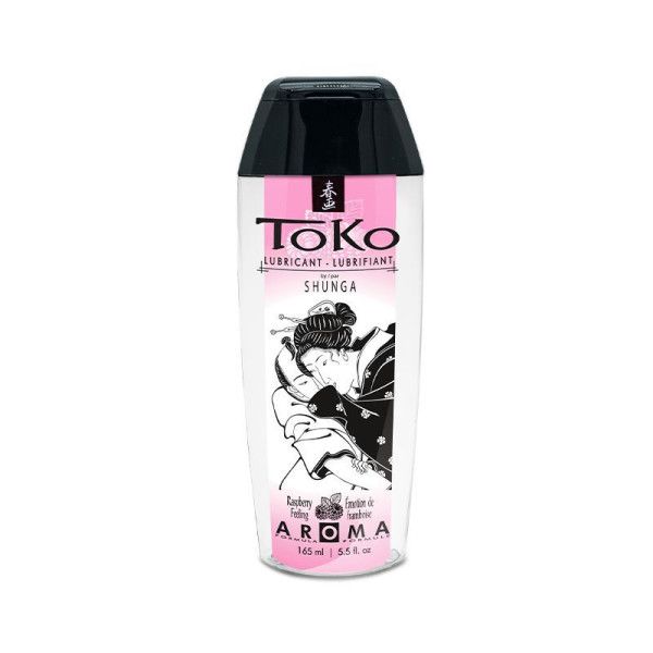 интимная смазка toko aroma raspberry feeling с ароматом малины - 165 мл. от магазина «Зона Белья»