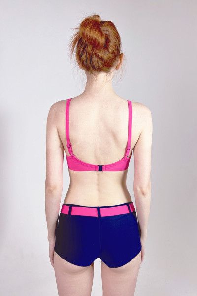 купальник ofelia new navyblue-raspberry от магазина «Зона Белья»