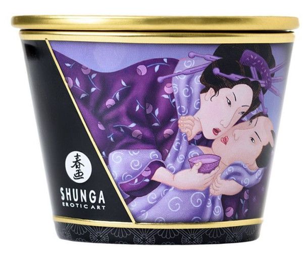 массажная свеча exotic fruits с ароматом экзотических фруктов - 170 мл. от магазина «Зона Белья»