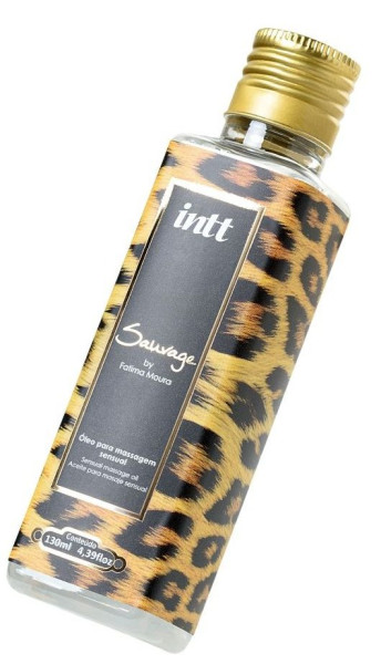 массажное масло sauvage с возбуждающим эффектом - 130 мл. от магазина «Зона Белья»