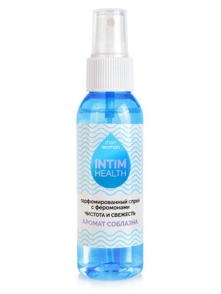 парфюмированный спрей intim health для нижнего белья и тела с соблазнительным ароматом - 95 мл. от магазина «Зона Белья»